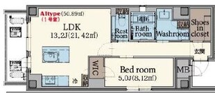 リンクハウス心斎橋の物件間取画像